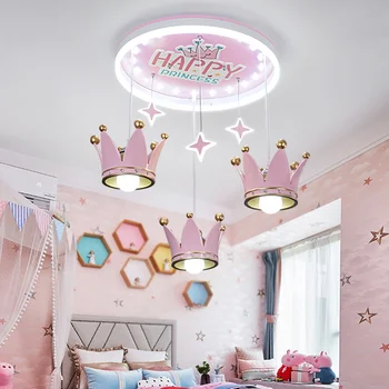 Люстры 2023 Crown салон домашнего декора декор детской спальни светодиоды для ламп Потолочное освещение столовой внутреннее Освещение Подвесные светильники