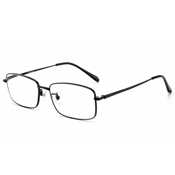 56 мм 2023 Новая мужская Квадратная оправа для очков из титанового сплава, Очки по рецепту, Оптические очки 99108