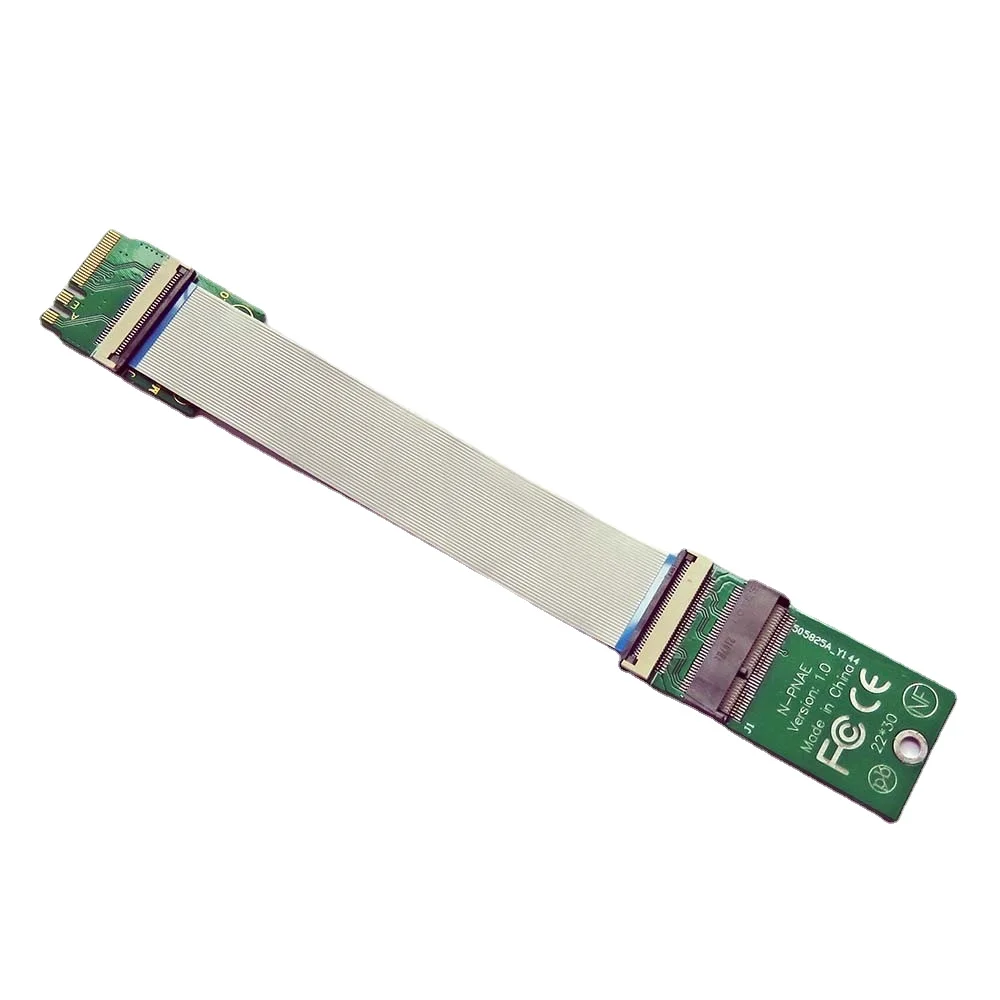 Ключ A + E / E M.2 Удлинитель карты Wi-Fi для преобразования карты Riser Поддержка протокола PCIE M.2 Удлинитель карты Wi-Fi Конвертер Адаптер Riser