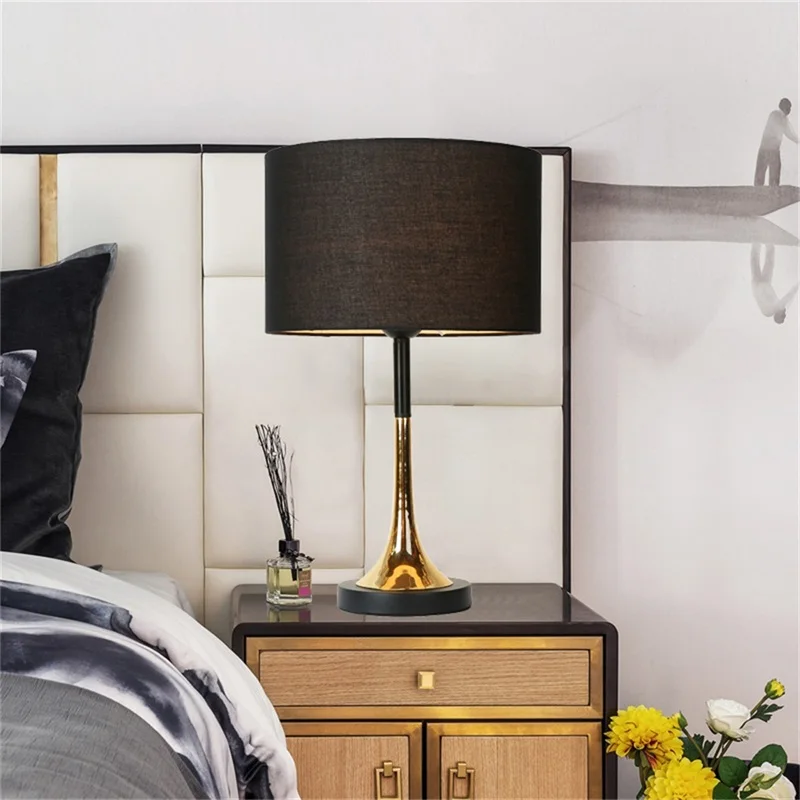Настольные лампы TINNY, современный роскошный дизайн, черный светодиодный настольный светильник, декоративный для дома