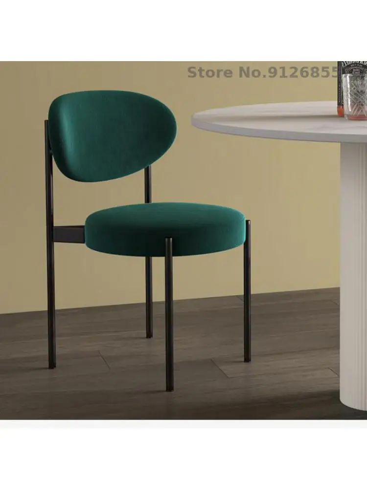 Чистый Красный Современный минималистичный обеденный стол и стул Туалетный столик для макияжа, спинка стула, рабочий стол для домашнего кабинета, Компьютерный стул