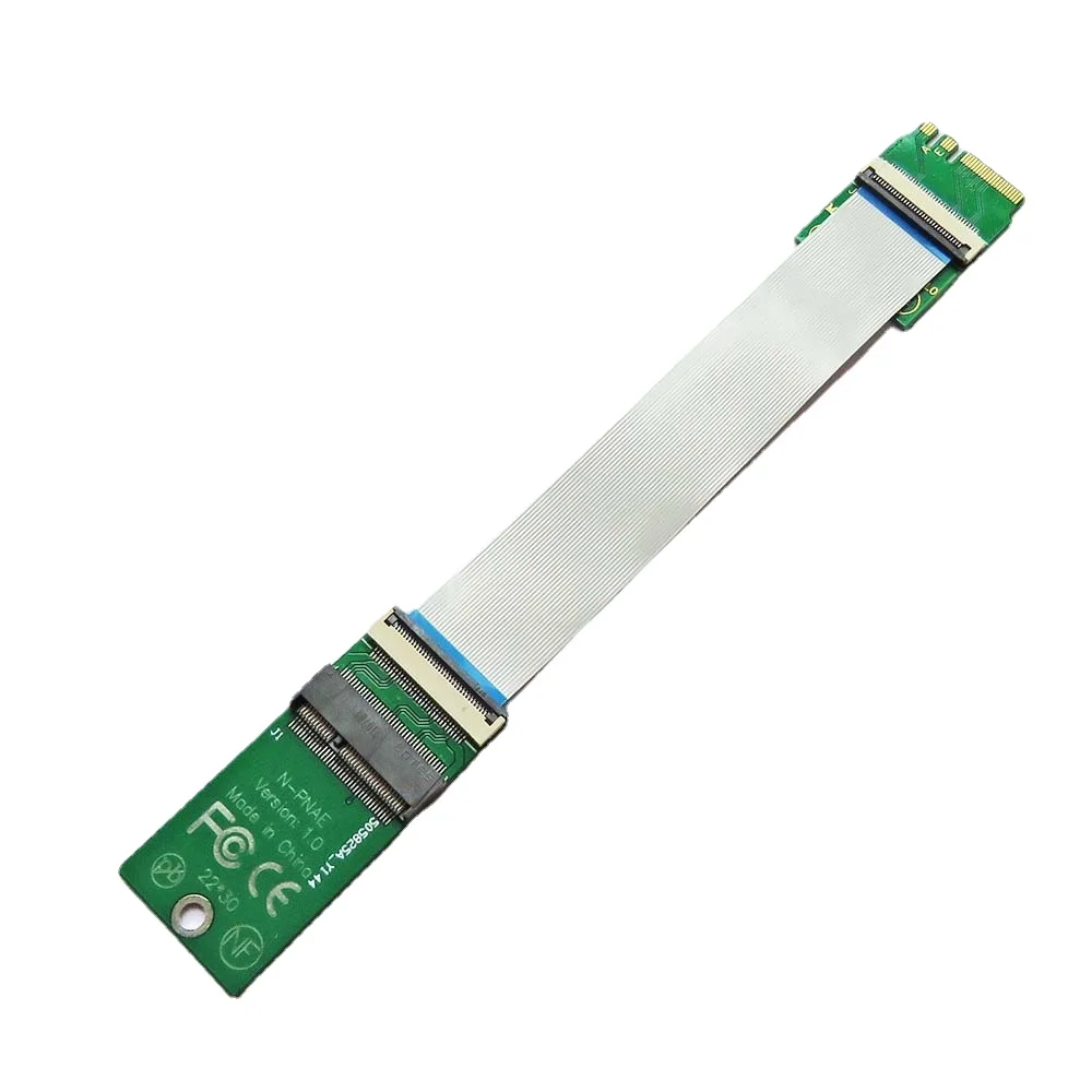 Ключ A + E / E M.2 Удлинитель карты Wi-Fi для преобразования карты Riser Поддержка протокола PCIE M.2 Удлинитель карты Wi-Fi Конвертер Адаптер Riser