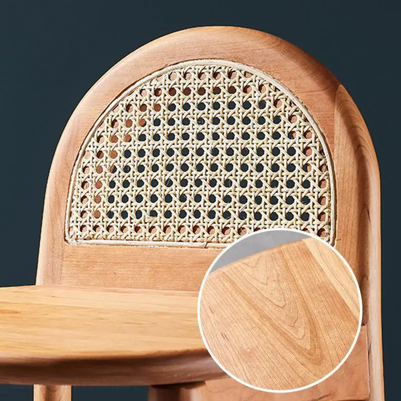 Обеденные стулья из ротанга для кухни в скандинавском стиле, высокие Современные Длинные обеденные стулья для кафе Silla De Comedor, Итальянская мебель YX50DC