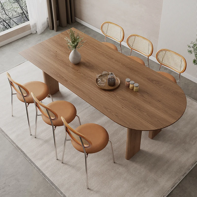 Обеденный стол Деревянный Роскошный Расслабляющий Стол для завтрака Письменный дизайн Mesas Pegables Портативная Мебель для дома