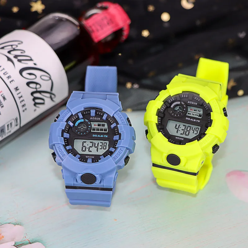 Военные часы smvp для девочек унисекс, 30-метровые водонепроницаемые наручные часы, светодиодные Цифровые часы, Мужские Цифровые Спортивные часы relogios masculino, мужские часы