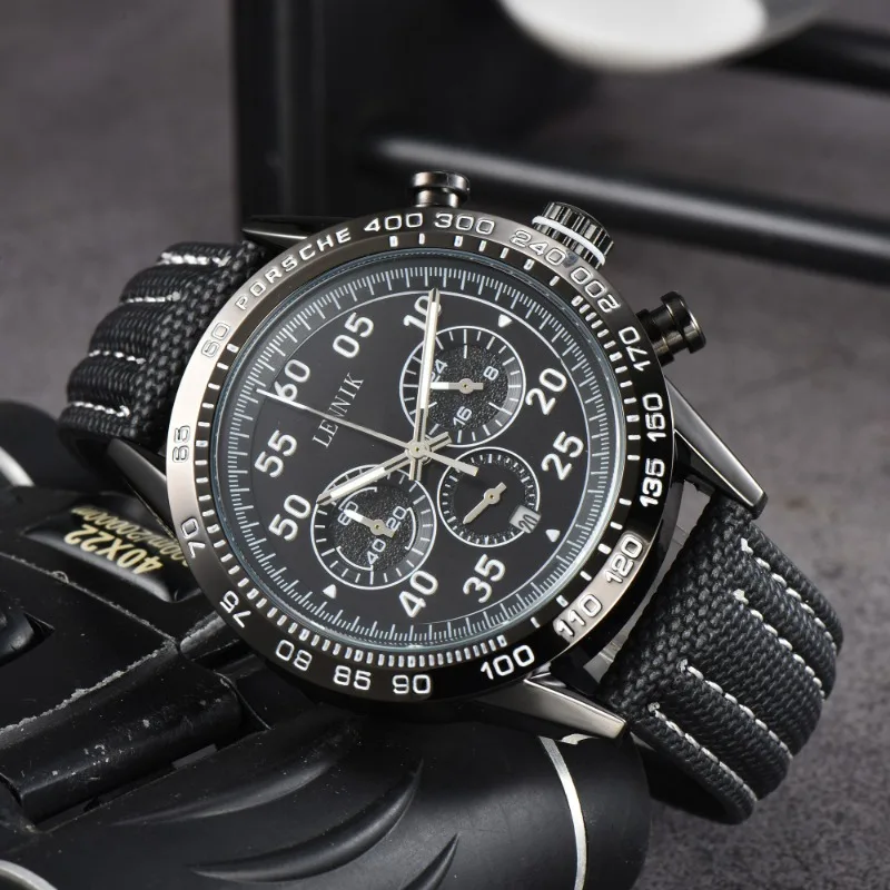 Новые кварцевые мужские часы оригинального бренда, многофункциональные классические Часы Carrera Steel, Деловой Хронограф, Автоматическая Дата, Повседневные часы