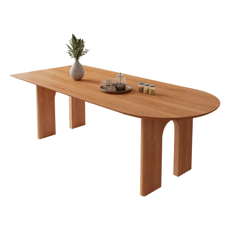Обеденный стол Деревянный Роскошный Расслабляющий Стол для завтрака Письменный дизайн Mesas Pegables Портативная Мебель для дома