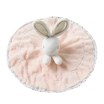 Изготовленная на заказ Безопасная для ребенка Мягкая гладкая игрушка, плюшевый кролик, одеяло для животных, Моющаяся Бархатная кукла-девочка, полотенце для рук для сна новорожденного в подарок