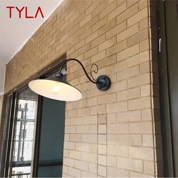 · Настенный Светильник TYLA Напольные Классические Бра Light Waterproof Horn Shape Home LED Для Виллы На Крыльце
