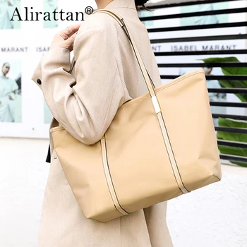 Женская сумка Alirattan, высококачественный нейлоновый дизайн, новинка 2023 года, модная сумка через плечо, простая повседневная женская сумка для рук большой емкости