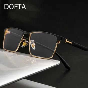 Оправа для оптических очков из сплава DOFTA, мужские Новые Ретро Квадратные очки по рецепту, Мужские очки для близорукости 5867