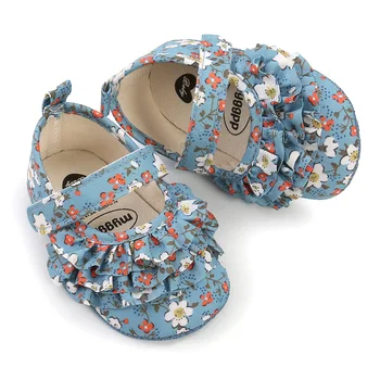 Обувь принцессы для маленьких девочек; повседневная обувь для младенцев; мягкая обувь для кроватки для малышей;