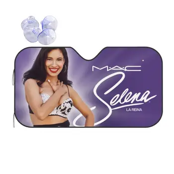 Selena Quintanilla Sakura Beauty Модный Солнцезащитный козырек Ветровое стекло 70x130 см Фольга Солнцезащитный козырек Аксессуары для козырьков