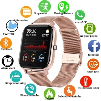 Цифровые часы, женские Спортивные Мужские часы, Электронные светодиодные Женские наручные часы для Android IOS, фитнес-часы, женские Мужские наручные часы + коробка
