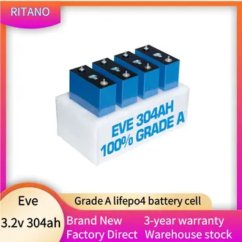 Лучший аккумулятор eve 2023 lifepo4 105ah 280ah 304ah lifepo4 аккумулятор 3.2v 320ah Литий-ионный Аккумулятор для Солнечной Энергии