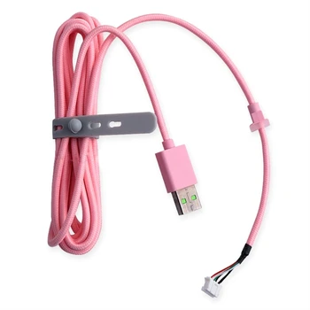 Сменный кабель для наушников USB Мягкий прочный провод из ПВХ для razer Kraken 7.1 V2 RGB Edition