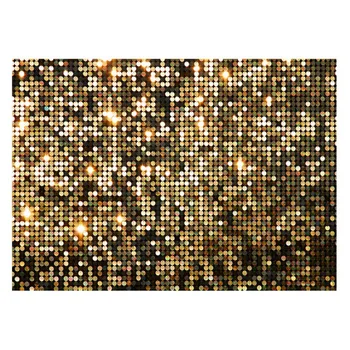 Декоративные фоны для фотосъемки из блестящего золота 210x150 см, детский душ, баннер для вечеринки по случаю дня рождения, Ткани для фотосъемки, простота установки