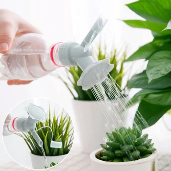 Насадка-разбрызгиватель 2 В 1 для полива цветов, лейки для бутылок, Спринклерные поливы растений, простые инструменты для полива