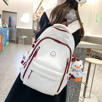 Модный женский рюкзак Kawaii Harajuku для Корейских студентов-подростков, ноутбук, женская водонепроницаемая школьная сумка для путешествий большой емкости