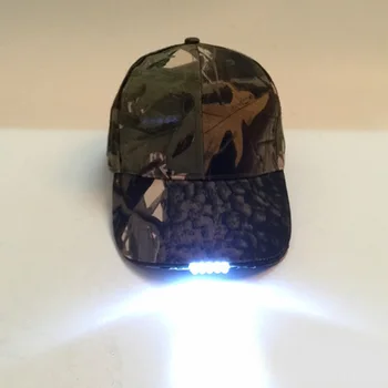 Колпачок для 5 светодиодных ламп, шляпа на батарейках со светодиодной подсветкой, фонарик для рыбалки, бейсбольная кепка для бега трусцой, освещение, рыболовная шляпа