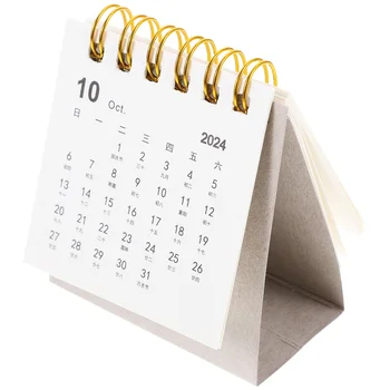 Офисный Календарь для стола На 2024 год, Рабочий месяц, Еженедельные Календари, Ежемесячная памятка, Небольшой Свежий Аксессуар для дома, бумажный рабочий стол для студента
