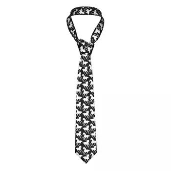Повседневный галстук Arrowhead Skinny Black Horses Stallions, тонкий галстук для мужчин, мужские аксессуары, простота для вечернего официального галстука