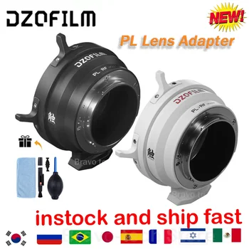 Адаптер объектива DZOFilm PL для Canon RF-Mount FUJIFILM X-Mount Sony E-Mount Leica L Adapter (черный) PL-Canon RF-Mount (белый)