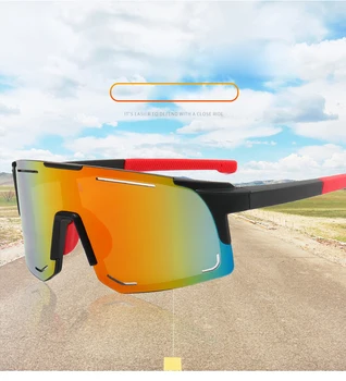 Роскошные Брендовые Солнцезащитные очки для спорта на открытом воздухе, Ветрозащитные очки для девочек, Женские очки с поляризованными линзами, Велосипедные очки для мужчин UV400