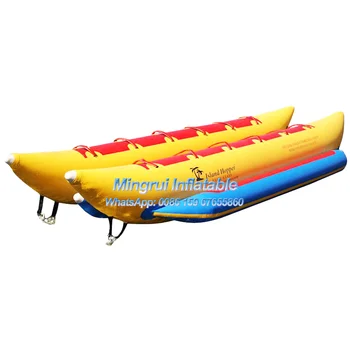 Горячая распродажа 10-местная надувная лодка-банан летучая рыба, буксируемая трубка, игры в аквапарке