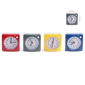 Дорожный будильник, 1 шт., легкие светодиодные часы-ночник, маленький цифровой настольный календарь, будильники с функцией повтора, пробуждения