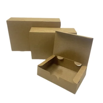 индивидуальный дизайн, Биоразлагаемая упаковка из крафт-бумаги для быстрого питания на заказ