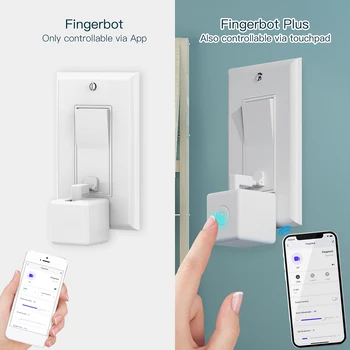 Приложение-толкатель кнопок Tuya Zigbee Fingerbot / Голосовое управление Переключателем робота-пальца для Siri Google Assistant Alexa Smart Home