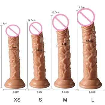 Супер мягкий Лесбийский Страпон, Большой Фаллоимитатор, Реалистичный Маленький искусственный пенис, Анальная пробка, секс-игрушки для взрослых