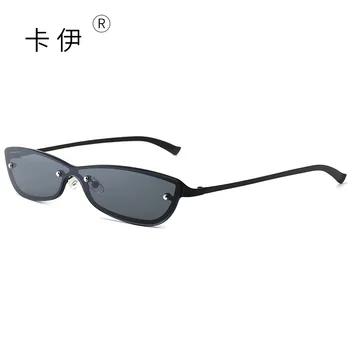 новые модные цельные солнцезащитные очки y2k cat eye для женщин и мужчин 2023, высококачественный трендовый продукт, очки для рейв-вечеринок в стиле стимпанк uv400