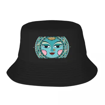Новолуние, Мандала, индийское народное искусство, Широкополая шляпа, Пушистая шляпа, кепки, кепки для женщин и мужчин
