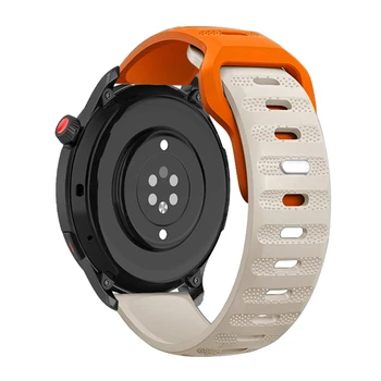 20мм 22мм Ремешок Для часов Amazfit GTR 4/GTS 4 Mini Stratos Samsung Watch 6 5 4 Huawei Watch 4 3/GT3-2 Pro Силиконовый Браслет Ремень