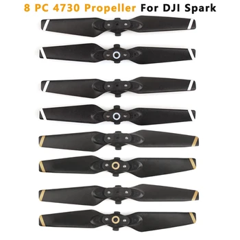 8 шт. пропеллер для DJI Spark Quick Release 4730F Складной реквизит 4730 лопастей CW CCW Запасные части, аксессуары для дронов