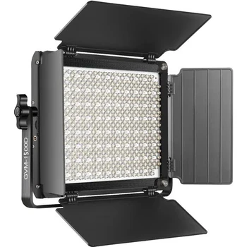 GVM 1500D-RGB Видеосвет для фотосъемки, светодиодное освещение, фотостудийные светильники для фотосессии, камера для фотосъемки, PK Yongnuo Godox