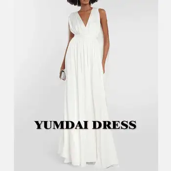 Бежевое платье-халат с V-образным вырезом, Элегантное свадебное роскошное бальное платье в Дубае, вечеринка в садовом салоне, Арабское вечернее платье для женщин, длинные платья