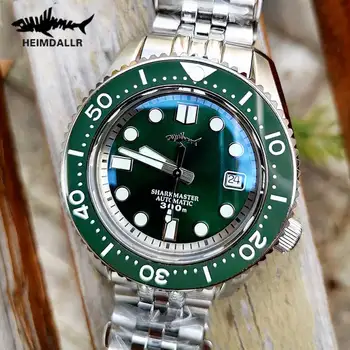 Мужские часы Heimdallr для дайвинга Сапфировое стекло Светящаяся водонепроницаемость 300 м Seagull ST2130 Механические часы с автоподзаводом