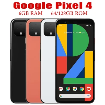 Оригинальный Разблокированный Мобильный Телефон Google Pixel 4 Snapdragon 855 LTE 5,7 
